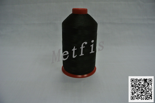 210D/3 Black Polyester Sewing Thread