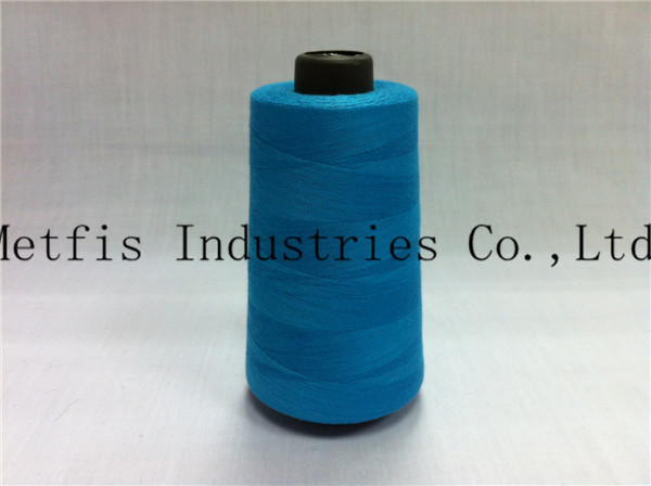 colored spun polyester sewing thread